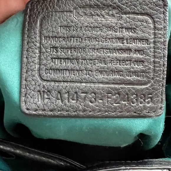 Coach Black Leather Backpack - Picture 6 of 8